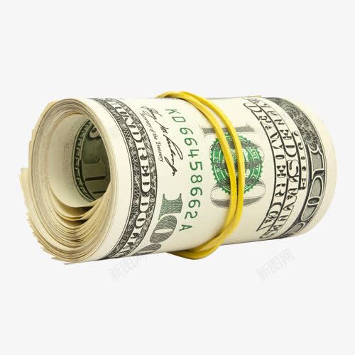 一捆美元钞票png免抠素材_新图网 https://ixintu.com 产品实图 美元 美金 钞票