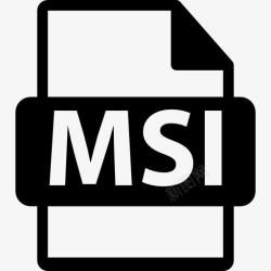 MSI文件msi文件格式符号图标高清图片