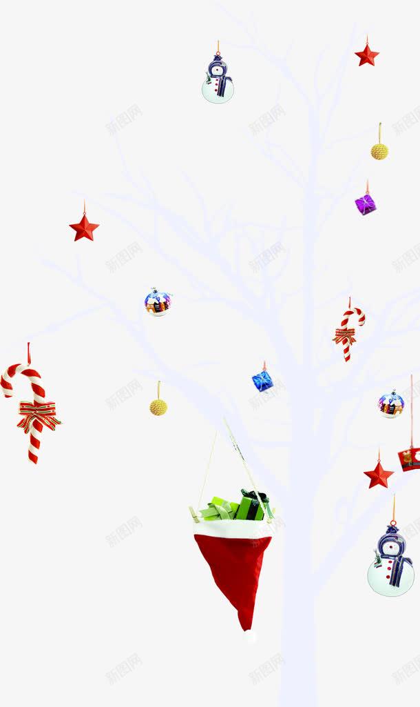 创意圣诞节红色黄色png免抠素材_新图网 https://ixintu.com 创意 圣诞节 红色 黄色
