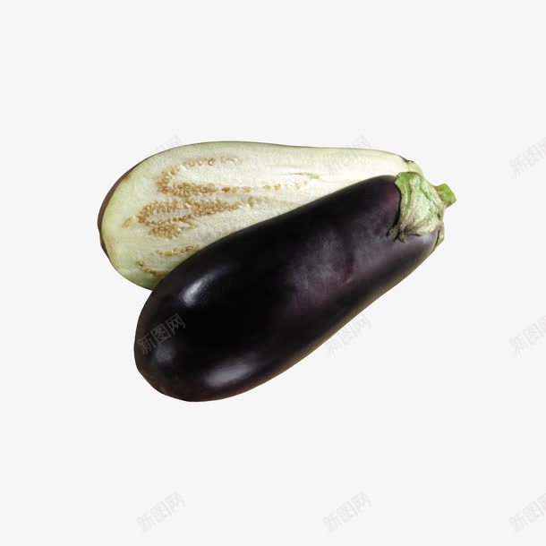 茄子png免抠素材_新图网 https://ixintu.com 切开的茄子 实物图 紫色 蔬菜 食物
