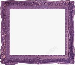 紫色相框海报素材