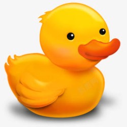 粉色鸭卡通图案高清图片