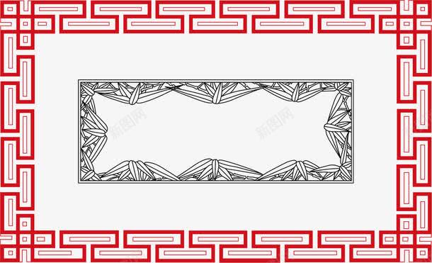红色边框古典边框png免抠素材_新图网 https://ixintu.com 古典边框 矢量线框图 矢量线框图素材 红色边框 线框 线框图 边框 边框红色