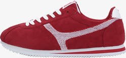 红色运动鞋跑鞋实物素材