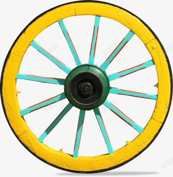 黄色车轮png免抠素材_新图网 https://ixintu.com 车轮 车轮素材 轮子