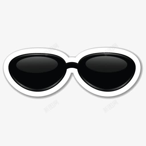 黑色的太阳镜图标png_新图网 https://ixintu.com 墨镜 太阳镜 眼镜