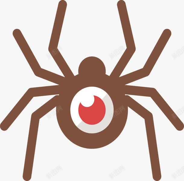 卡通动物蜘蛛png免抠素材_新图网 https://ixintu.com 动物 卡通 矢量素材 蜘蛛