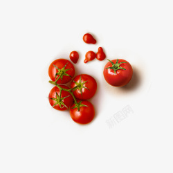 西红柿蔬菜水果美食素材