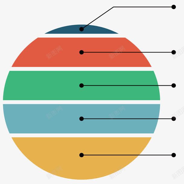 彩色圆形分析png免抠素材_新图网 https://ixintu.com ppt 分析 商务 圆形 层次 彩色