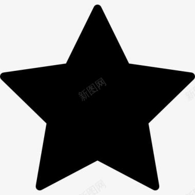 布满星星的fivepointed形状图标图标