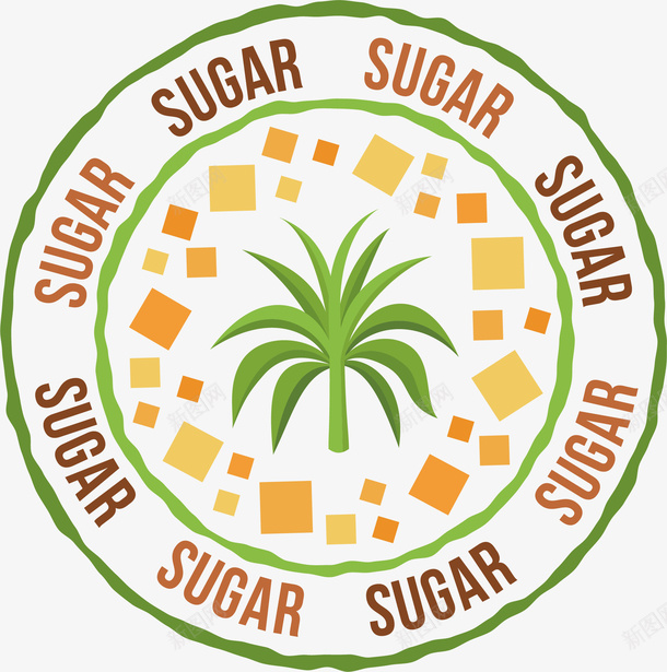 清新糖标签矢量图ai免抠素材_新图网 https://ixintu.com SUGAR 标签 清新 糖 绿色 美味 自然 英文 矢量图