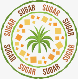 清新糖标签矢量图素材