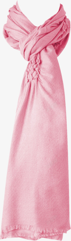 粉色女士围巾素材