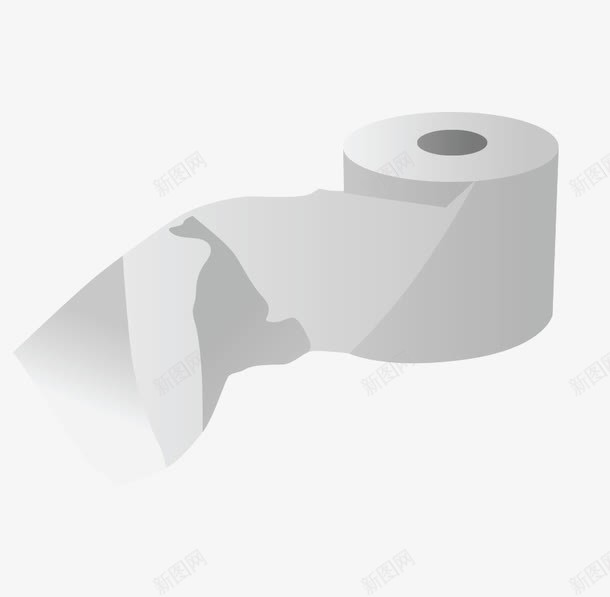 白色卷纸png免抠素材_新图网 https://ixintu.com 日用品 矢量卷纸 纸 餐巾纸