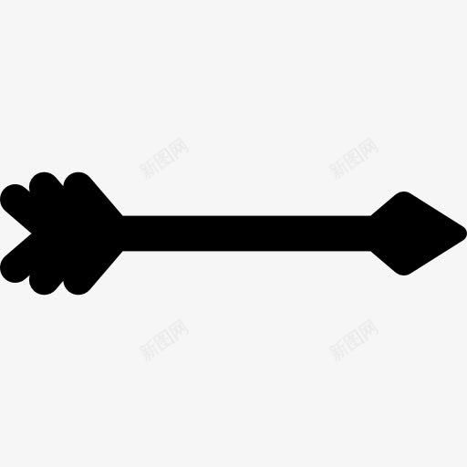箭头图标png_新图网 https://ixintu.com 奥运会 射箭 弓 武器 箭 运动