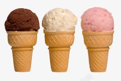 可爱甜筒冰淇淋夏天素材