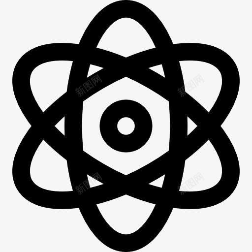 Atomic图标png_新图网 https://ixintu.com 原子 教育 核物理 电子 科学