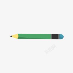 黑绿色的铅笔素材