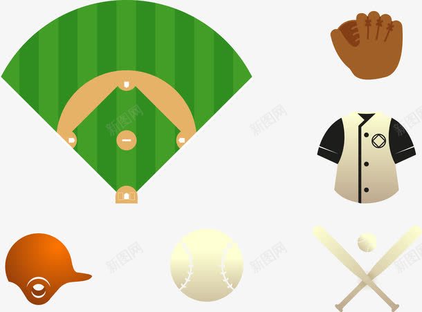 棒球运动插图png免抠素材_新图网 https://ixintu.com 棒球 棒球运动