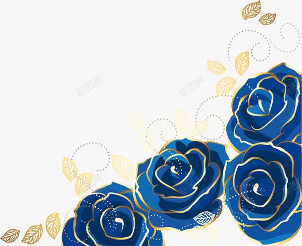 效果海报植物蓝色花朵png免抠素材_新图网 https://ixintu.com 效果 植物 海报 花朵 蓝色 设计