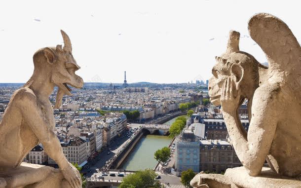 法国巴黎圣母院二十png免抠素材_新图网 https://ixintu.com 名胜古迹 旅游风景 著名建筑
