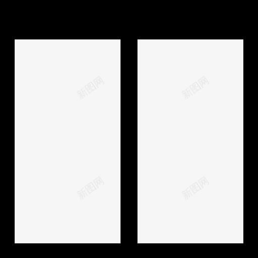 两列布局图标png_新图网 https://ixintu.com 两 布局 柱 界面 设计 酷的图标