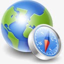 compass全球罗盘图标高清图片