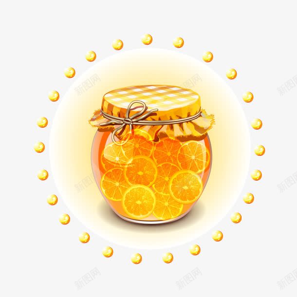 橙子片罐头png免抠素材_新图网 https://ixintu.com 橙子 水果 糖水 罐头