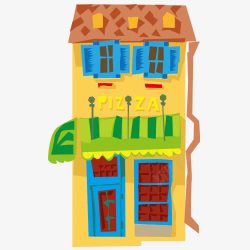 模型楼手绘房子高清图片