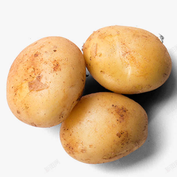 三块土豆png免抠素材_新图网 https://ixintu.com png图形 png装饰 土豆 蔬菜 装饰 食物