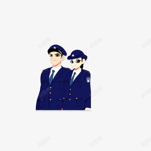 警员psd免抠素材_新图网 https://ixintu.com 女警 警员 警察