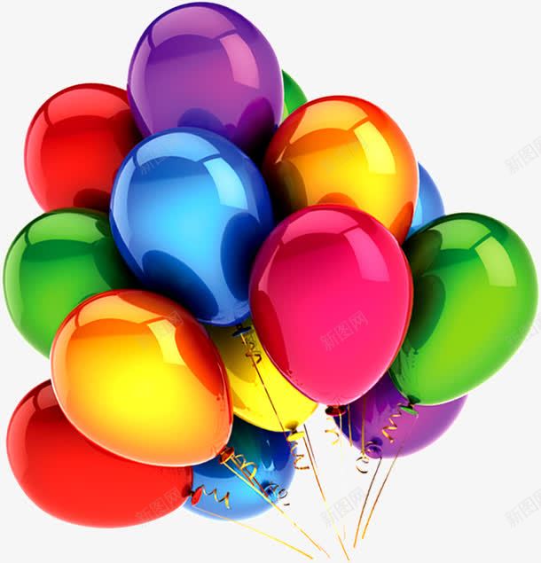 彩色节日气球png免抠素材_新图网 https://ixintu.com 彩色 气球 节日 设计