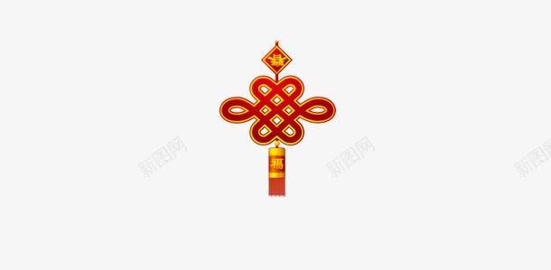 春节中国结png免抠素材_新图网 https://ixintu.com 中国结 中国风 新年 春节 红色