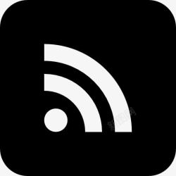 RSS的象征符号RSS界面符号在圆形广场图标高清图片