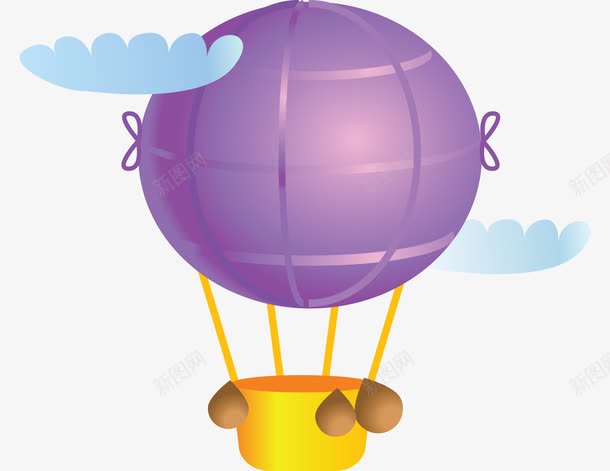 卡通类球png免抠素材_新图网 https://ixintu.com 气球 海报 清晰 热气球 空中装饰物 装饰 高清
