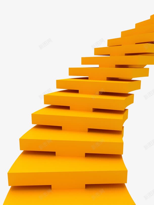 黄色木制阶梯png免抠素材_新图网 https://ixintu.com 上楼下梯 下楼 台阶 工具 建筑 木制阶梯 楼梯 阶梯 黄色