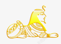 黄色埃及动物素材
