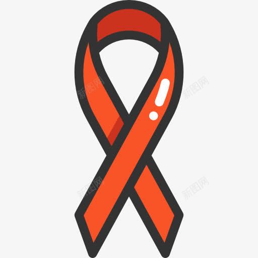 带图标png_新图网 https://ixintu.com 信令 医疗 团结 织带 艾滋病