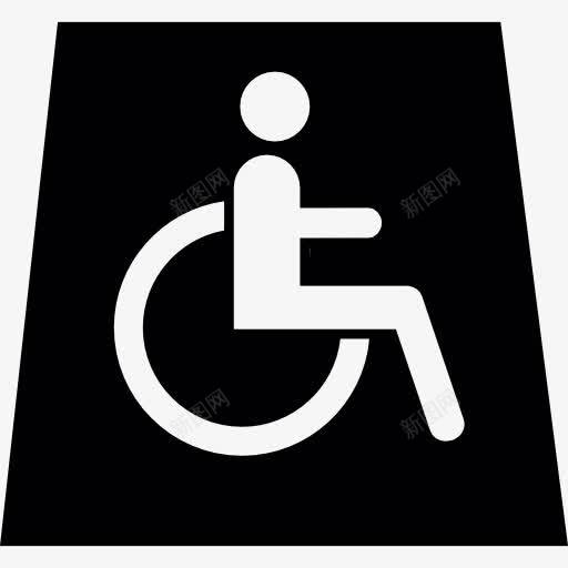 人坐在轮椅上图标png_新图网 https://ixintu.com 残疾 残疾人 瘫痪 轮椅 迹象
