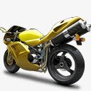 黄色摩托车素材