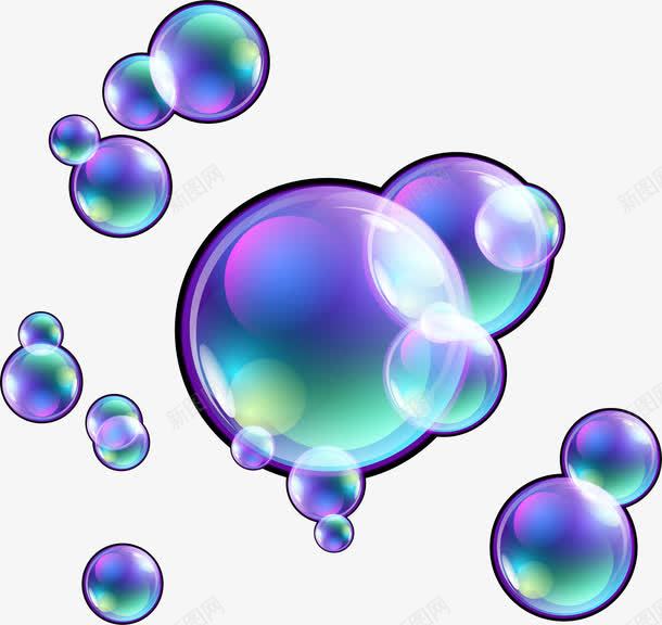2017氛围装饰气泡呼吸氧气png免抠素材_新图网 https://ixintu.com 可调整 呼吸 彩色 氧气 矢量气泡
