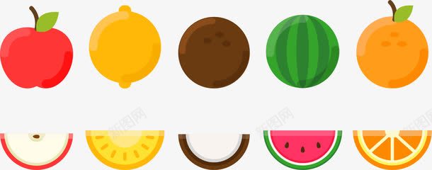 水果类型png免抠素材_新图网 https://ixintu.com 俯拍水果 俯视图 俯视拍摄 水果 水果的平面 类型