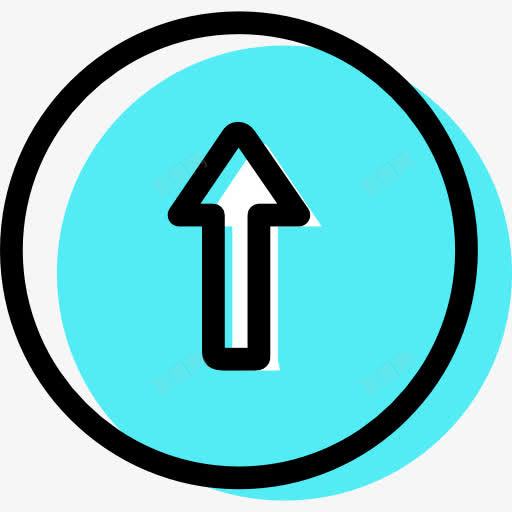 在图标png_新图网 https://ixintu.com 交通标志 前方 圆形 强制性 标志