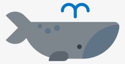 扁平化鲸鱼素材