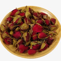 月季花茶一碟月季花高清图片