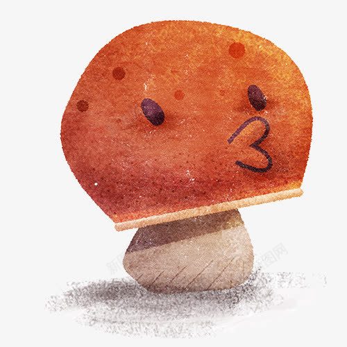 卡通食材蘑菇png免抠素材_新图网 https://ixintu.com 卡通 手绘 蘑菇 食材