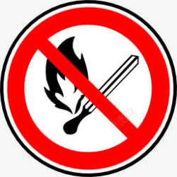 prohibition象形图禁止火symbolsicons图标高清图片