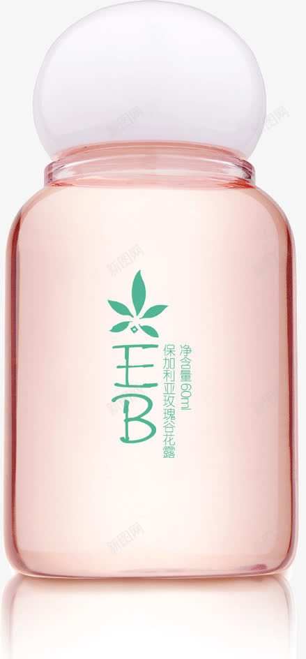 产品外观png免抠素材_新图网 https://ixintu.com 产品 包装 外观 瓶子 粉色 设计