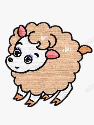 爱美的小羊png免抠素材_新图网 https://ixintu.com 动物 化妆 卡通 素材