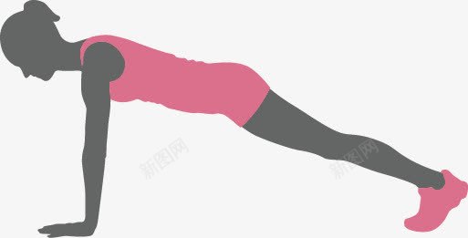 水彩人物健身剪影png免抠素材_新图网 https://ixintu.com 人物剪影 健身 女性 水彩 运动 锻炼
